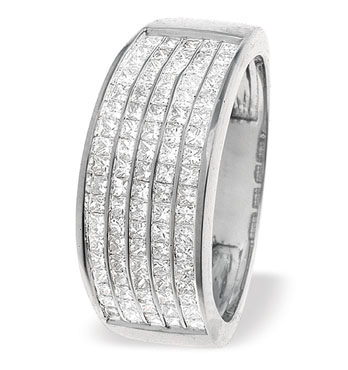Ampalian Jewellery White Gold Diamond Eternity Ring (542)