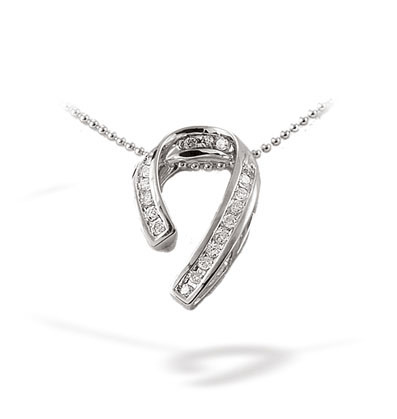 White Gold Diamond Pendant (107)
