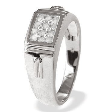 Ampalian Jewellery White Gold Diamond Ring (136)