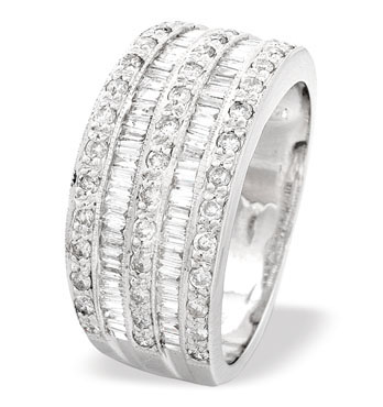 Ampalian Jewellery White Gold Diamond Ring (337)