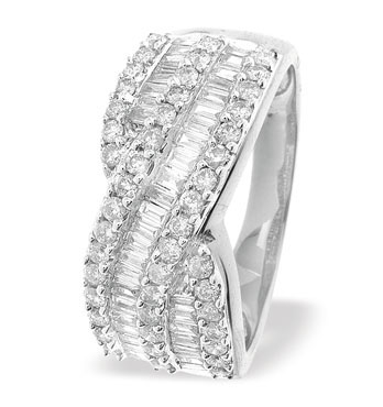 Ampalian Jewellery White Gold Diamond Ring (517)