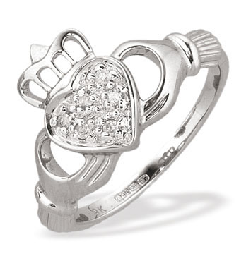Ampalian Jewellery White Gold Diamond Ring (686)