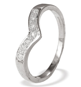 Ampalian Jewellery White Gold Diamond Ring (765)