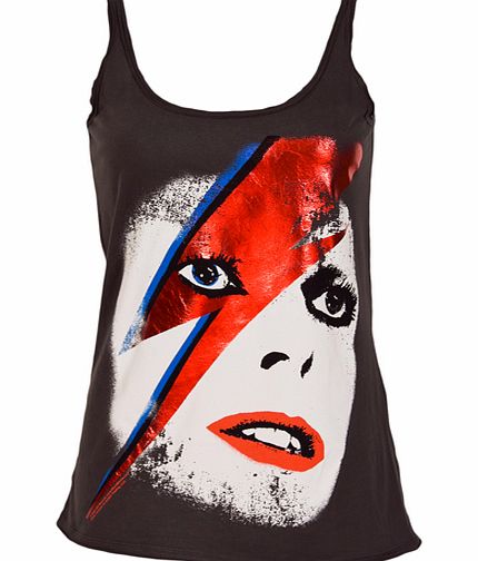 Amplified Clothing Ladies Foil Print David Bowie Aladdin Sane