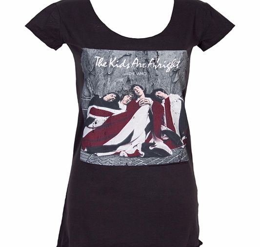 Amplified Clothing Ladies The Who Kids Are Alright Charcoal T-Shirt