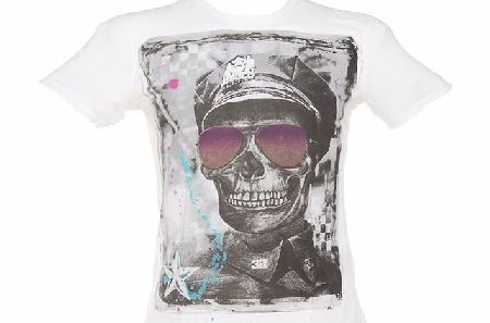 Amplified Dark Souls Mens NYPD Off White T-Shirt from Amplified