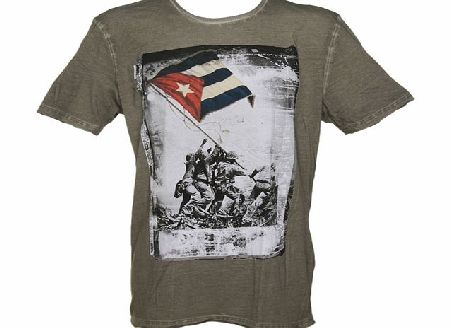 Mens Victory Oil Wash T-Shirt from