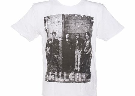 Amplified Ikons Mens The Killers White T-Shirt from
