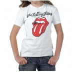 Junior Rolling Stones Red Tongue T-Shirt White