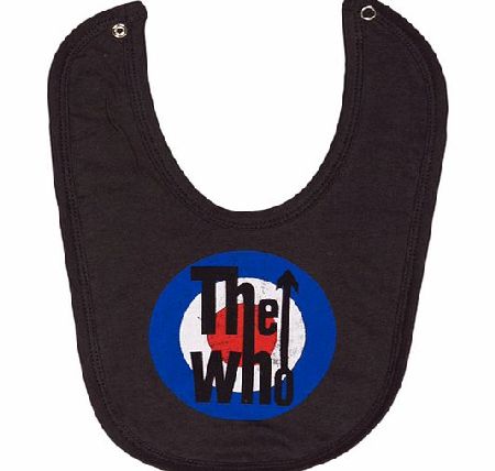 Kids Charcoal The Who Bib from Amplified Kids