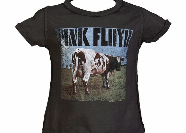 Kids Pink Floyd Cow Charcoal T-Shirt from