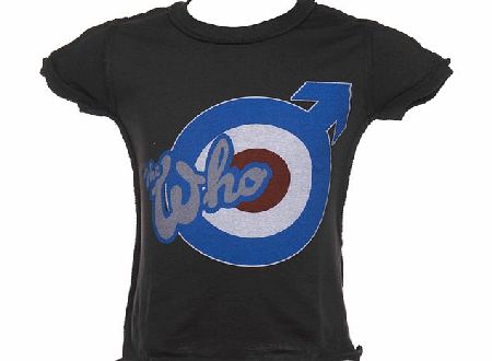 Kids The Who Bubble Charcoal T-Shirt from