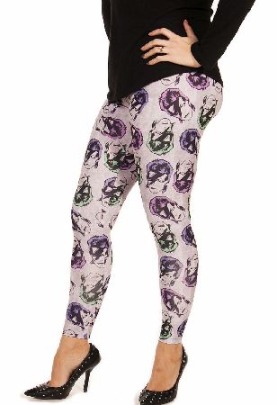 Amplified Ladies Acid Wash Grey David Bowie Aladdin Sane