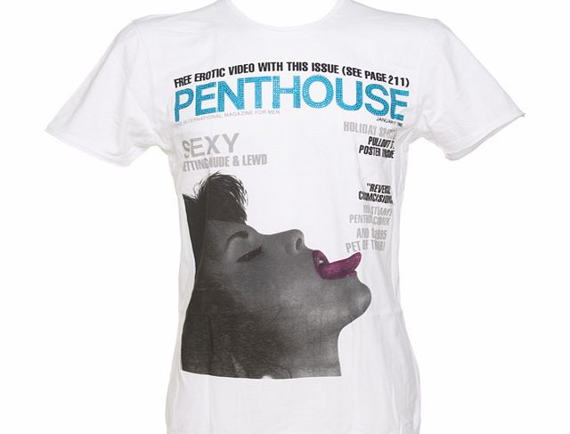 Amplified Pin-Ups Mens Diamante Penthouse Sexy Getting Nude