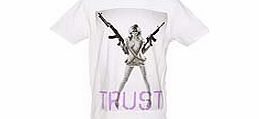 Mens Trust White T-Shirt from Amplified