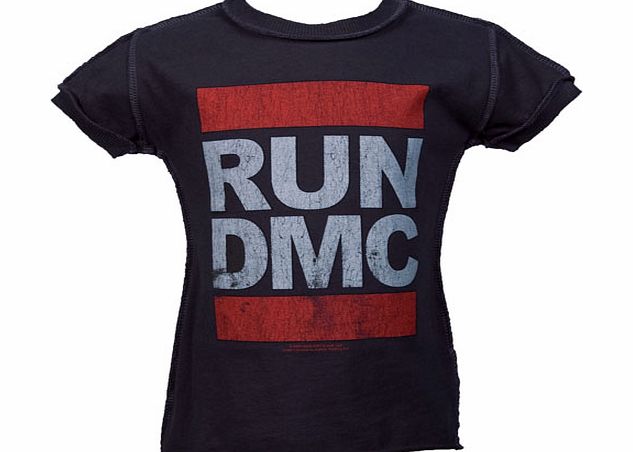 Kids Charcoal Run DMC Logo T-Shirt from Amplified