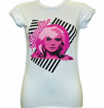 Amplified Vintage Ladies 80s Blondie White T-Shirt from