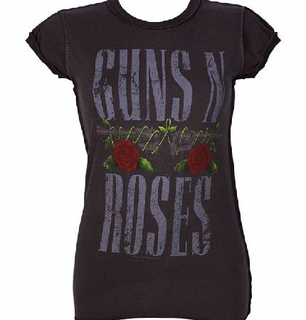 Amplified Vintage Ladies Charcoal Guns N Roses Pistols
