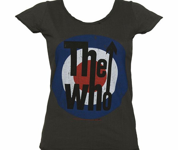 Ladies Charcoal The Who Target T-Shirt from