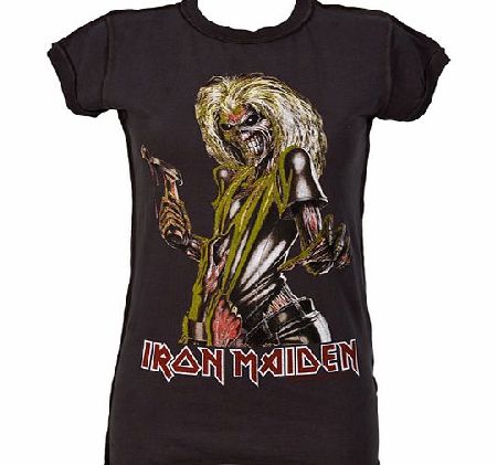 Ladies Iron Maiden Killers Charcoal T-Shirt from