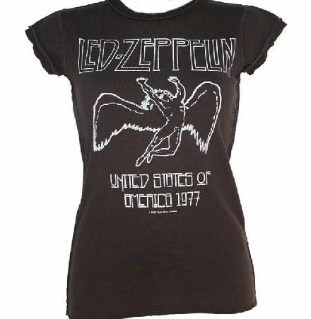 Ladies Led Zeppelin USA 1977 T-Shirt from Amplified Vintage
