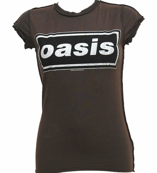 Ladies Oasis Logo T-Shirt from Amplified Vintage