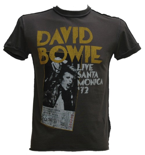 Men` David Bowie Santa Monica T-Shirt from Amplified Vintage