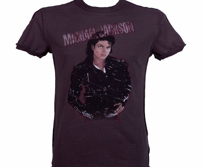 Men` Michael Jackson Bad T-Shirt from Amplified Vintage