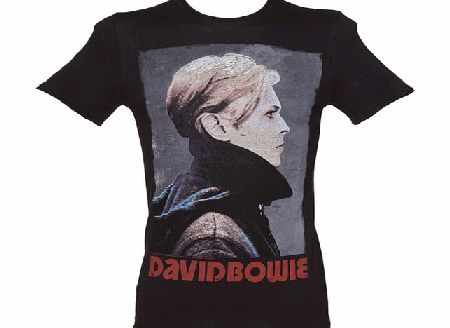 Mens Charcoal David Bowie Fashion T-Shirt