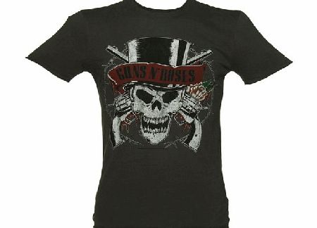 Amplified Vintage Mens Charcoal Guns N Roses Deaths Hand