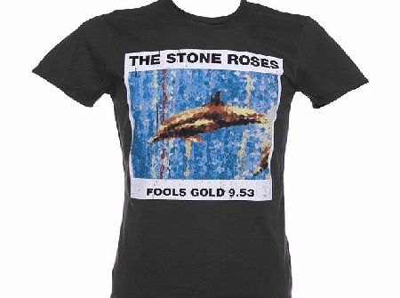 Mens Charcoal Stone Roses Fools Gold