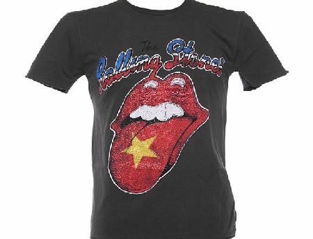 Mens Diamante Rolling Stones Vietnam Tongue