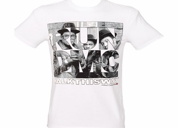 Amplified Vintage Mens Run DMC Walk This Way T-Shirt from