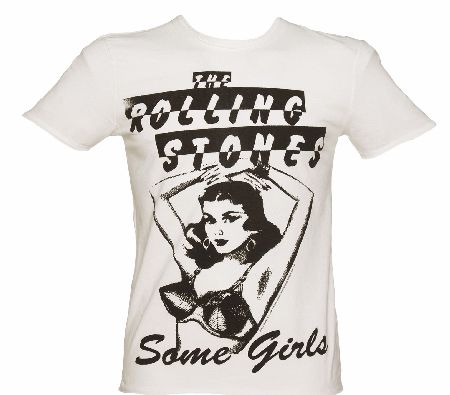 Amplified Vintage Mens White Some Girls The Rolling Stones