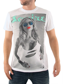 White Pin Up Aby T-Shirt