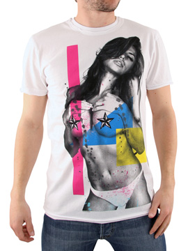 Amplified White Pin Up Gloria T-Shirt