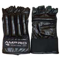 Ampro Fingerless Leather Bag Mitt Small