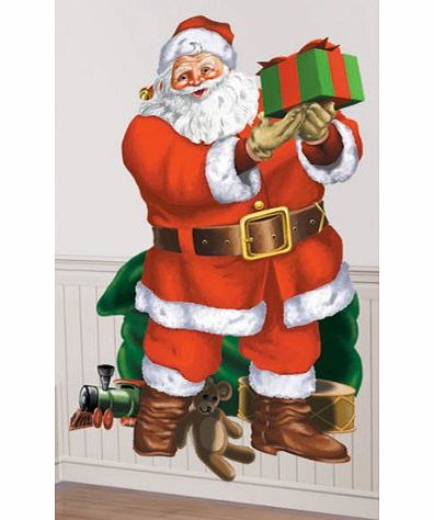 Amscan 1.65 m x 85 cm Santas Visit Scene Setter Decoration