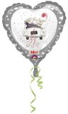 1 x 18` balloon - Elliot Just Wed Foil Balloon - Flat balloon