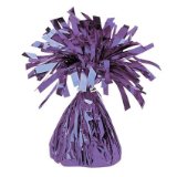 Amscan 170g Foil Balloon Weight - Purple