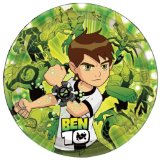 Amscan Ben 10 Party Plates - 8 Ben 10 Paper Party Plates