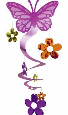 Amscan International Butterfly Spiral Decoration
