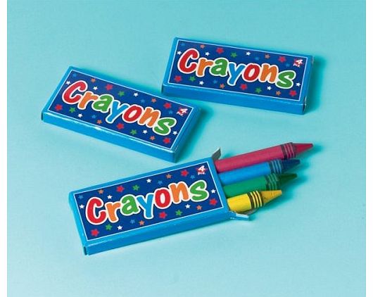Amscan Mini Crayons (12 packs of mini crayons) - Great Party Bag Fillers!