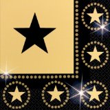 Amscan Partyware: 16 Star Attraction Luncheon Napkins