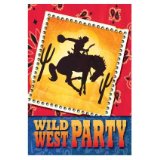 Wild West Party Invites (8 Pack) 495009