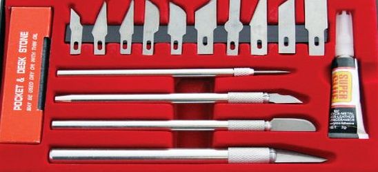 Amtech Am-Tech Hobby Knife Kit (17 Pieces)