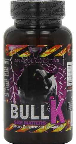 Anabolic Designs BullK Testosterone Boost and Mass Gain Capsules - Tub of 60