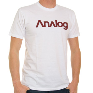 Analog AG logo Tee shirt - White