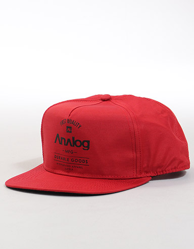 Analog Caliber Snapback cap - Crimson Red