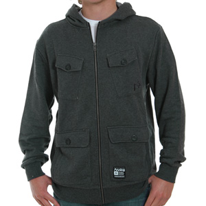Analog Commander Zip hoody - Carbon